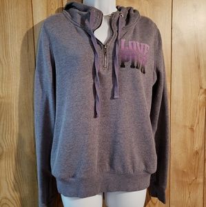 PINK Half Zip Sweater